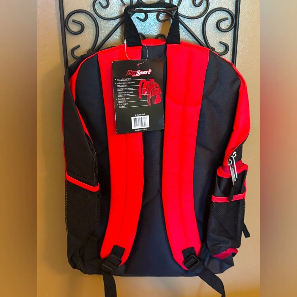 Red and Black ProSport Backpack NWT